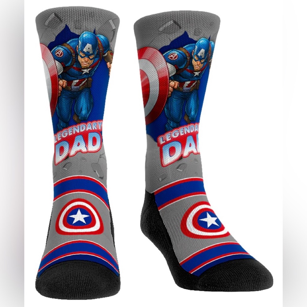 Rock'em Socks CAPTAIN AMERICA LEGENDARY DAD